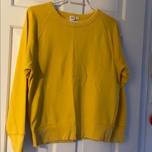 GAP Yellow crew neck